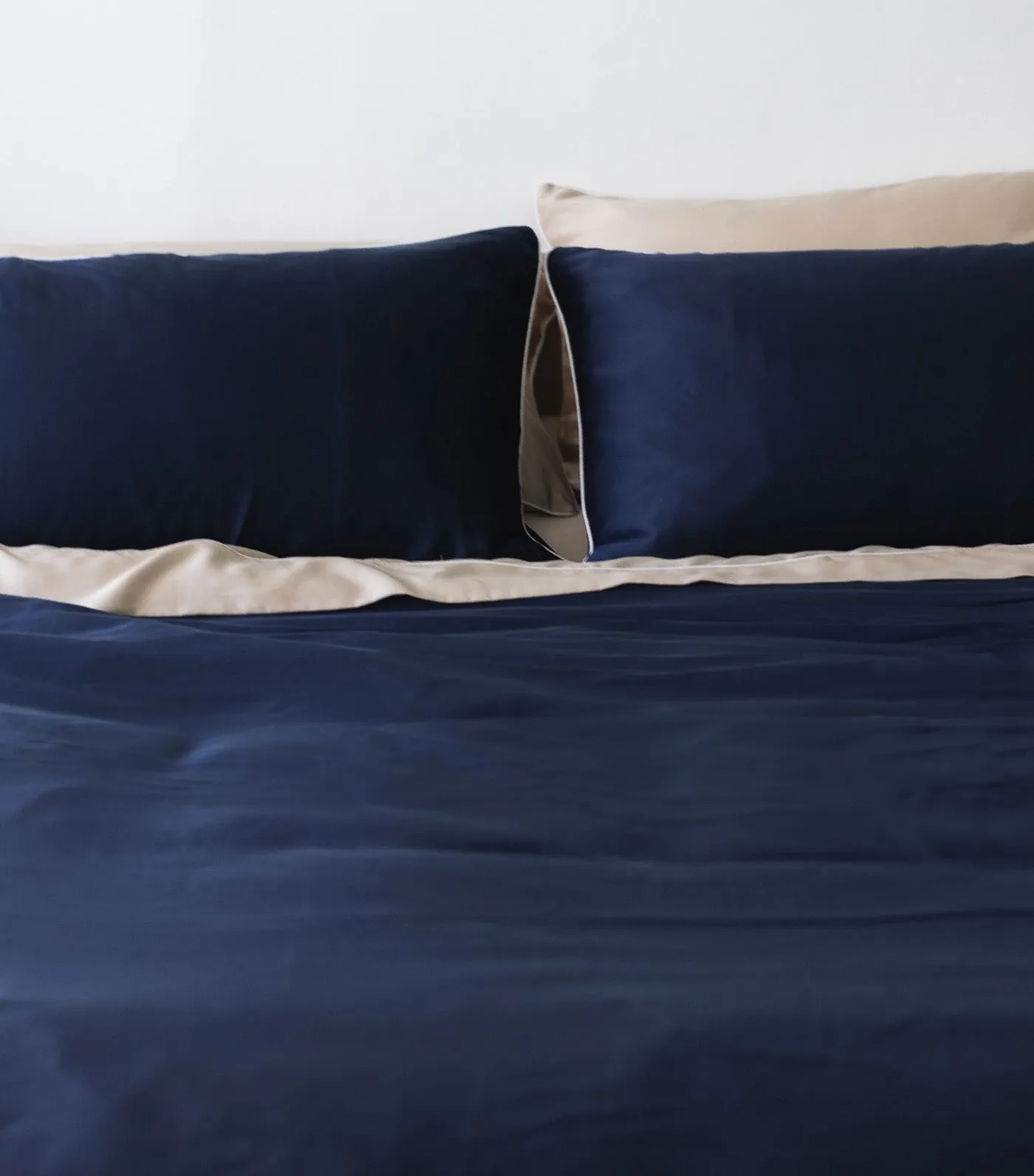 100% Organic Bamboo Lyocell Duvet Cover Navy