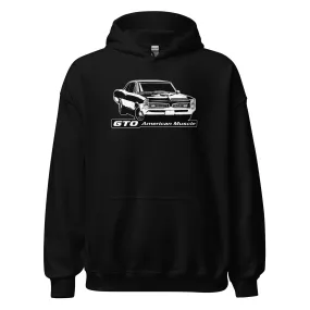 67 GTO Hoodie Sweatshirt - American Muscle - Hoodie