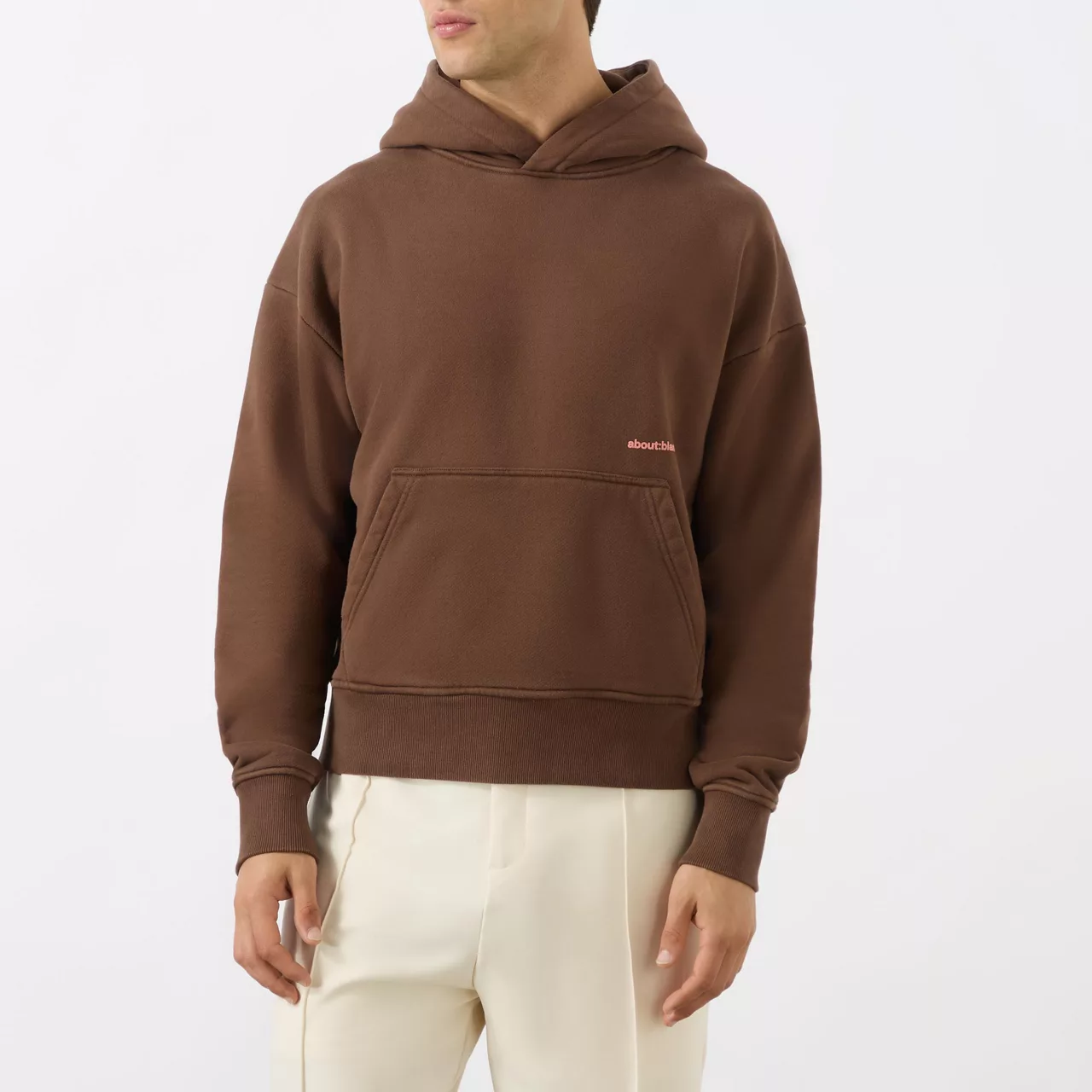 ABOUT:BLANK Box Logo Hoodie - Brown