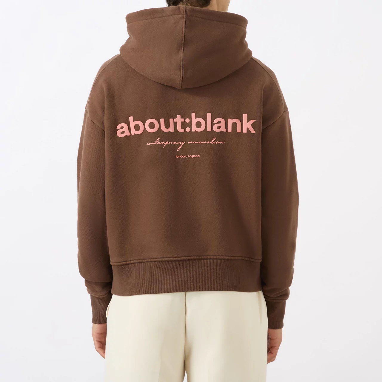 ABOUT:BLANK Box Logo Hoodie - Brown