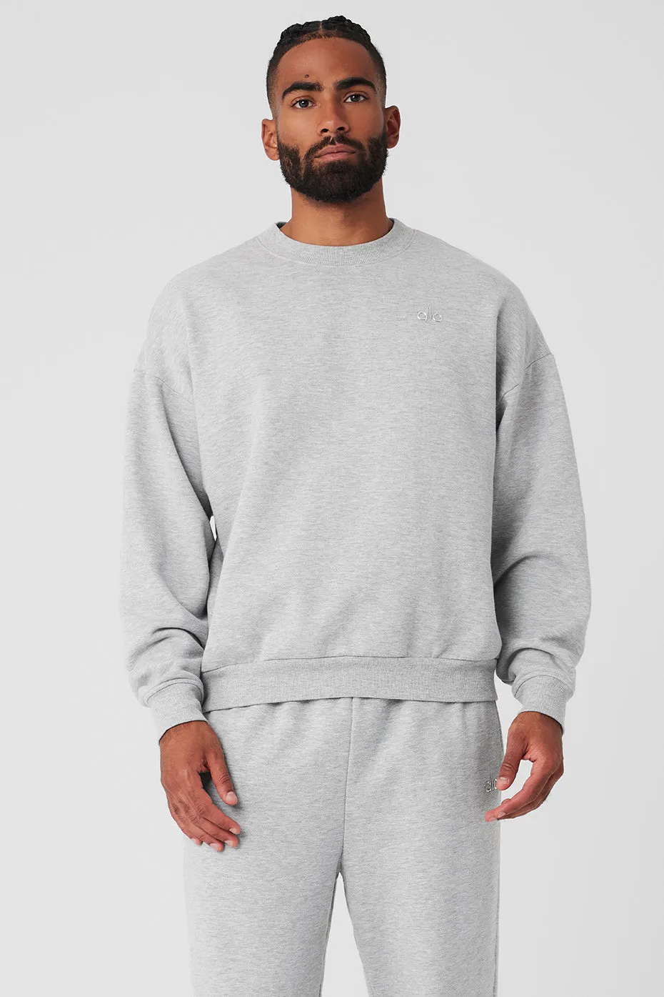 Accolade Crew Neck Pullover - Athletic Heather Grey