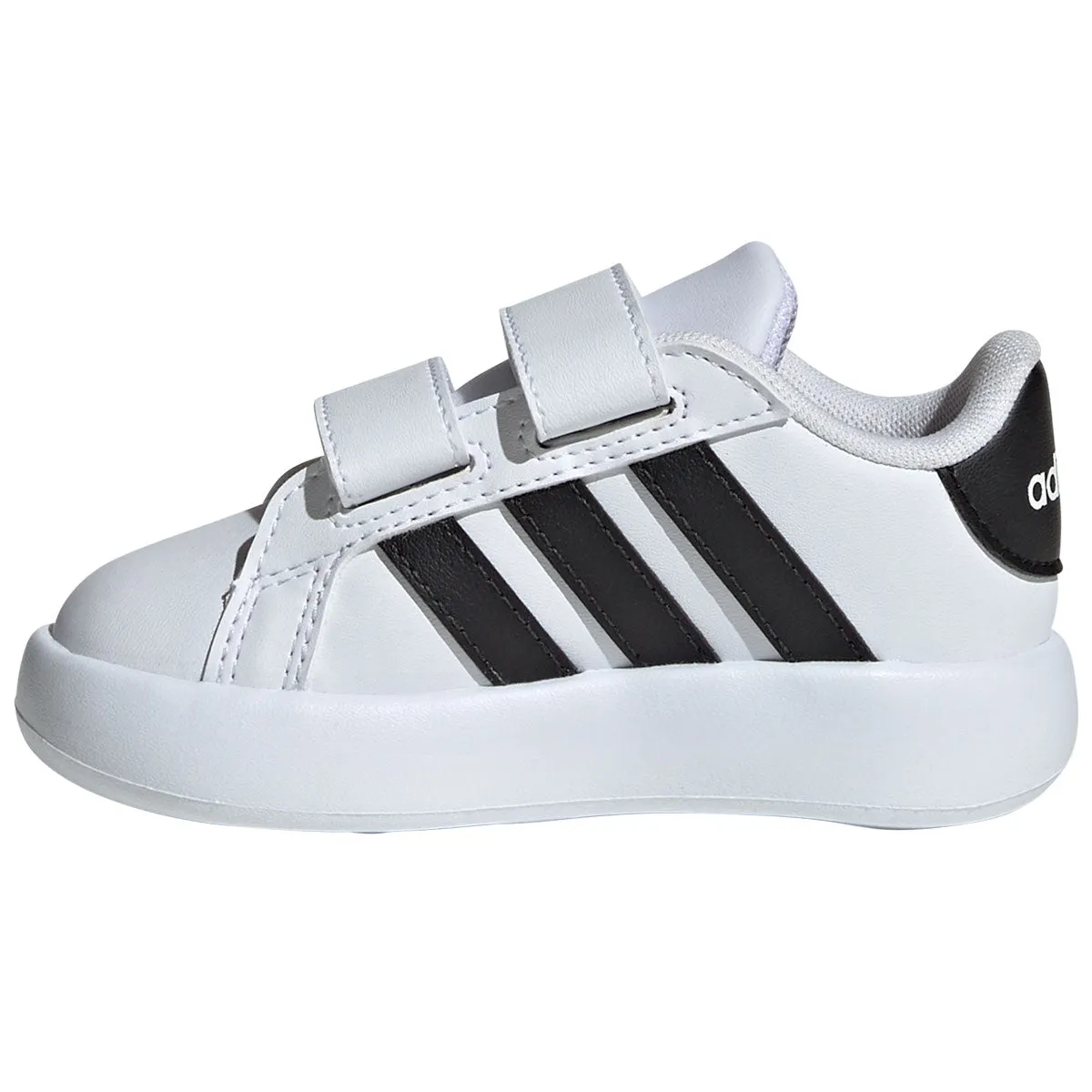 adidas Grand Court 2.0 CF Infant Trainers - Unisex - White/Black