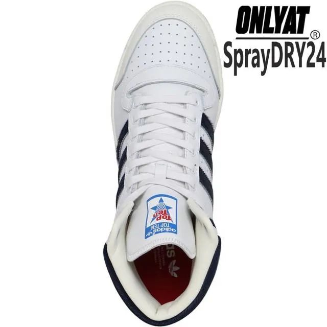 Adidas Originals Mens Top Ten Trainers Crystal White/Tec...