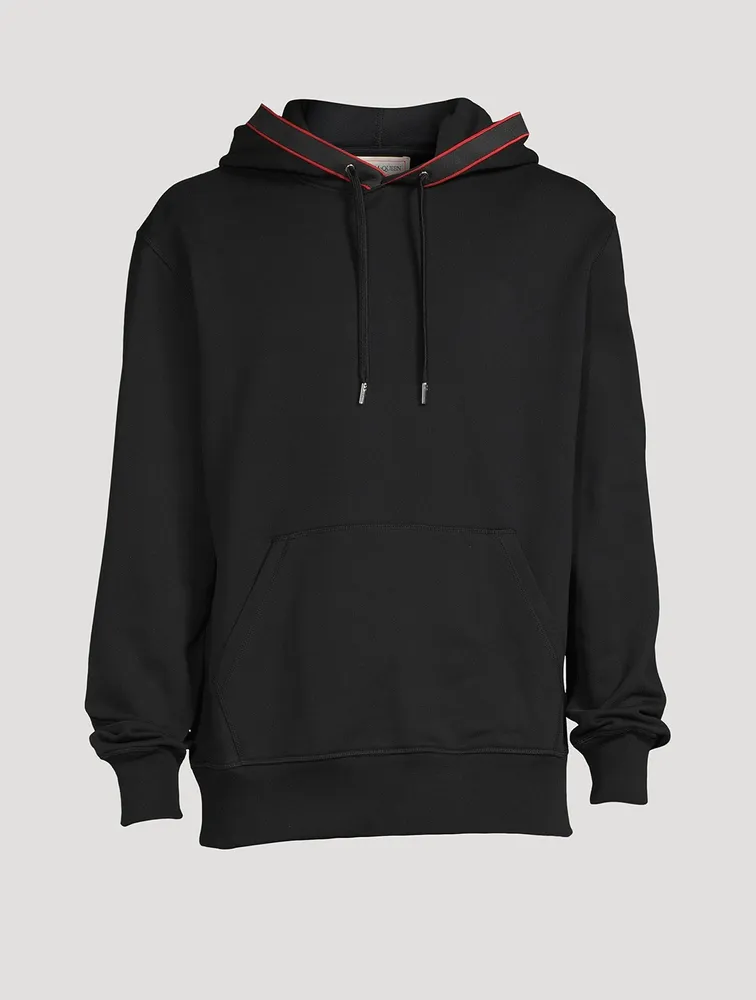 ALEXANDER MCQUEEN Cotton Hoodie With Logo Tape