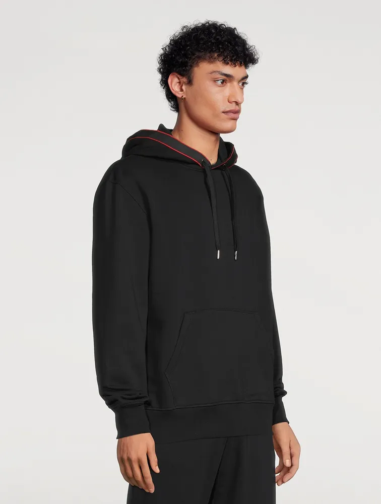 ALEXANDER MCQUEEN Cotton Hoodie With Logo Tape