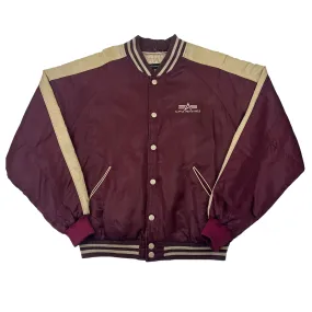 Alpha Industries Maroon Varsity Jacket