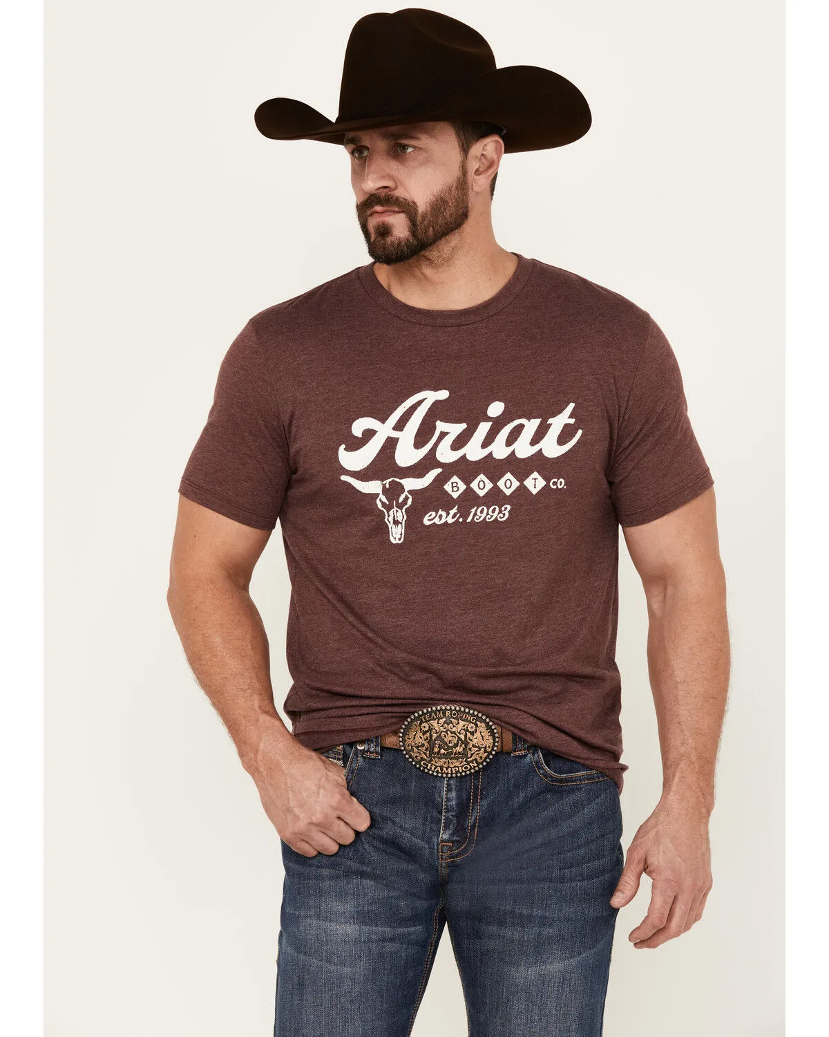 Ariat Men's Established Boot Co Short Sleeve Graphic T-Shirt