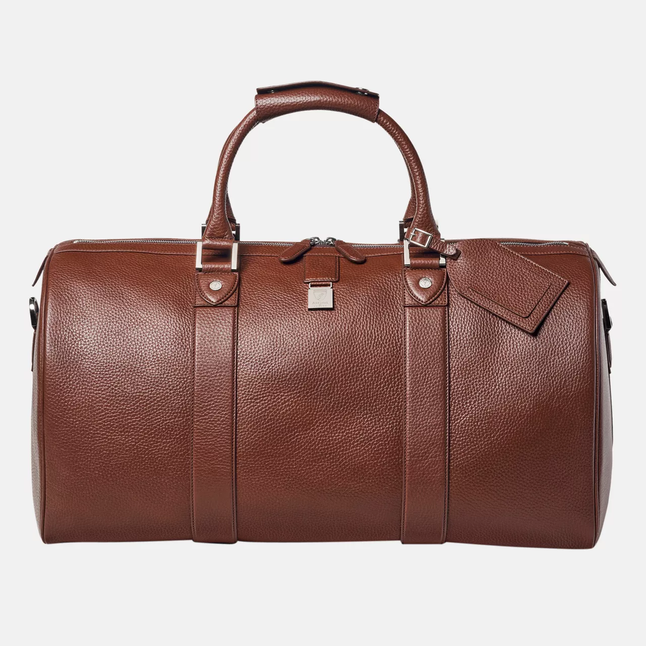 ASPINAL OF LONDON ONLINE EXCLUSIVE Boston Duffle Travel Bag - Tobacco