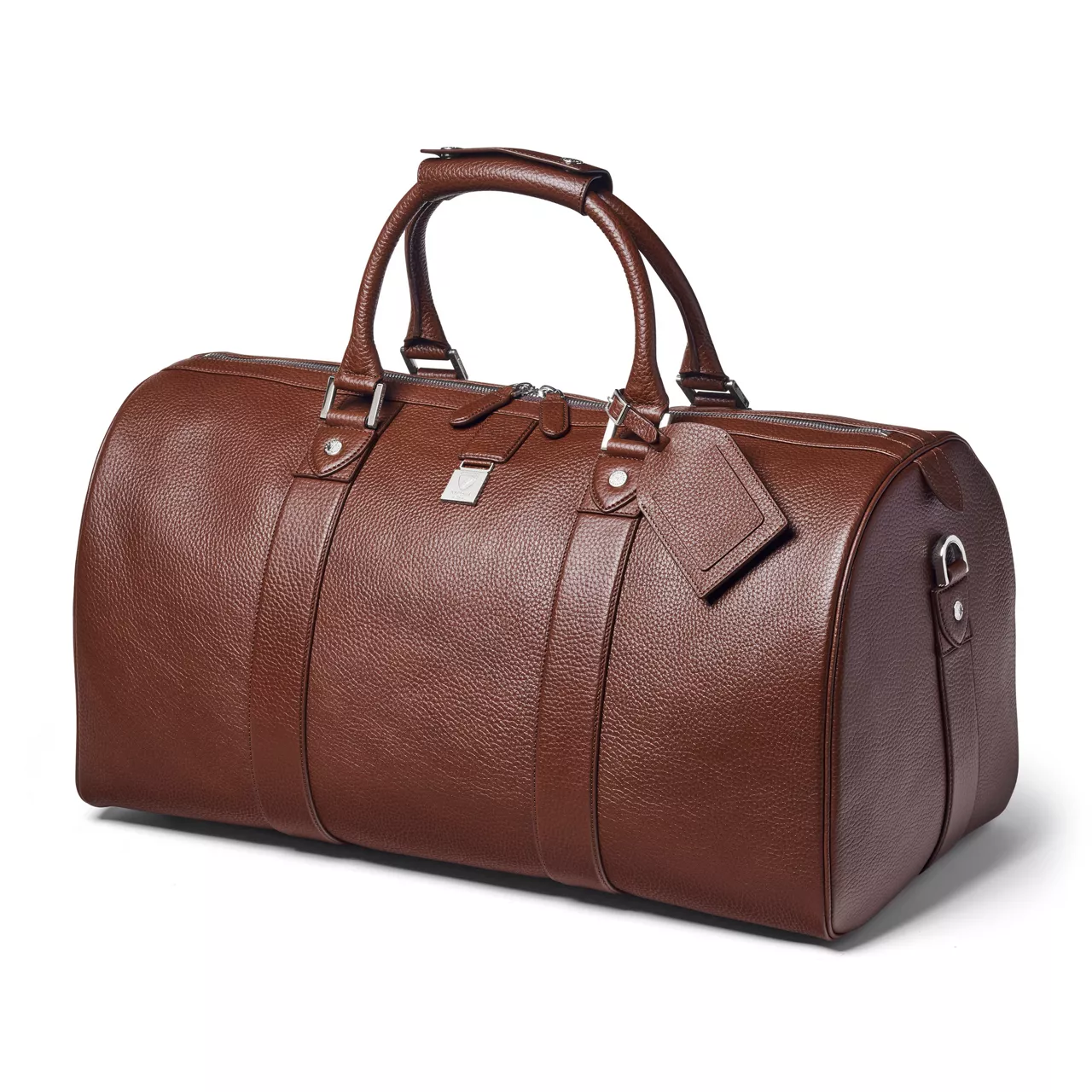 ASPINAL OF LONDON ONLINE EXCLUSIVE Boston Duffle Travel Bag - Tobacco