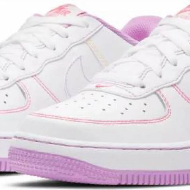 AUTHENTIC NIKE AIR FORCE 1 White Lavender  CW1575 110 GS...