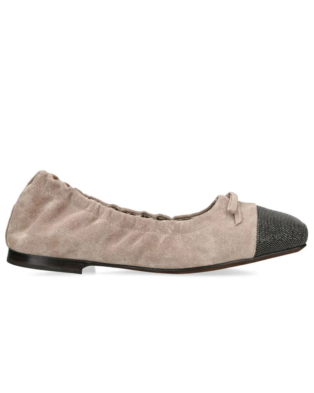 Ballet Flats with Monili Toe