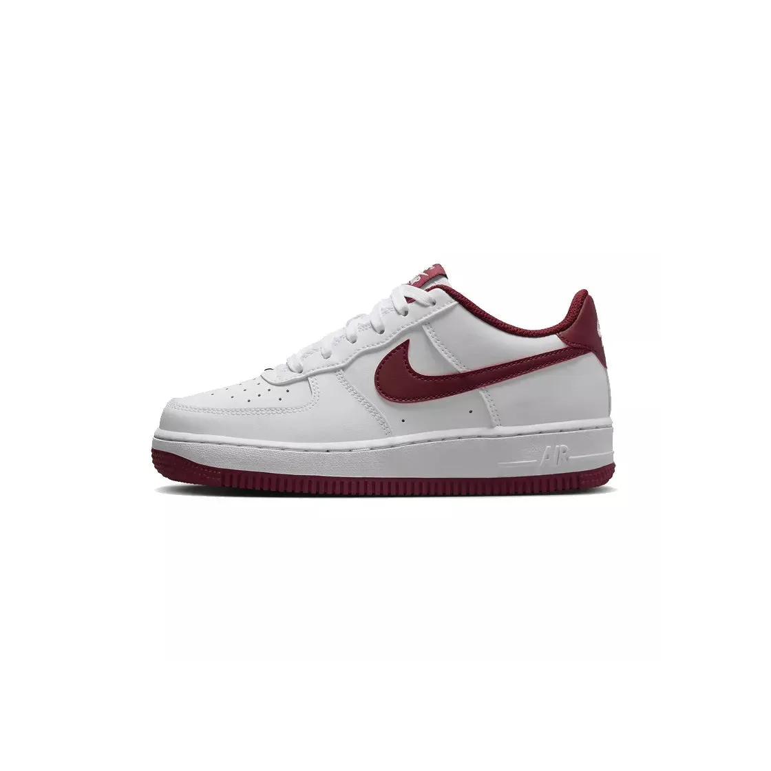 Baskets Nike Air Force 1 (Gs) - Blanc Et Rouge - Femme