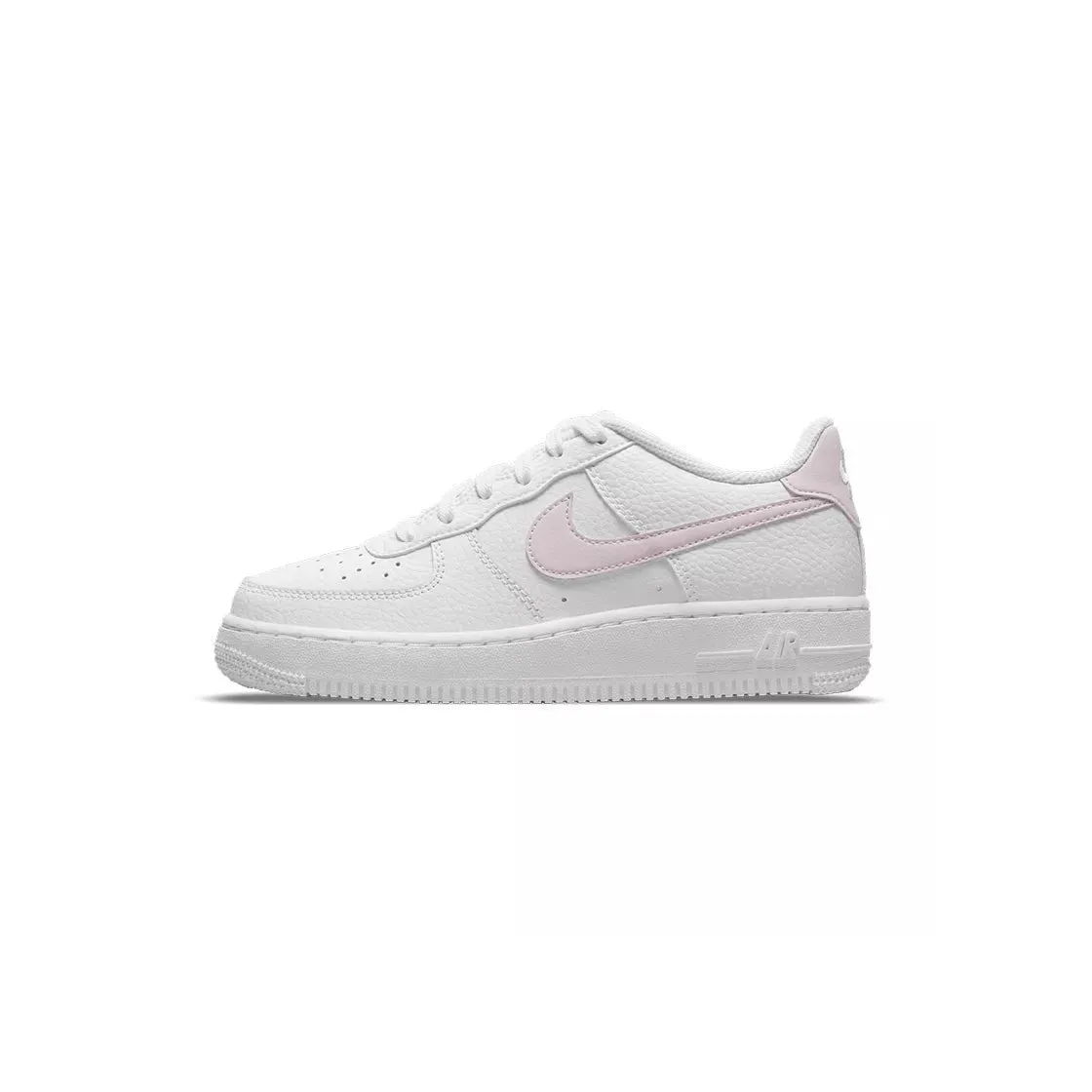 Baskets Nike Air Force 1 Junior - Blanc Et Rose - Femme