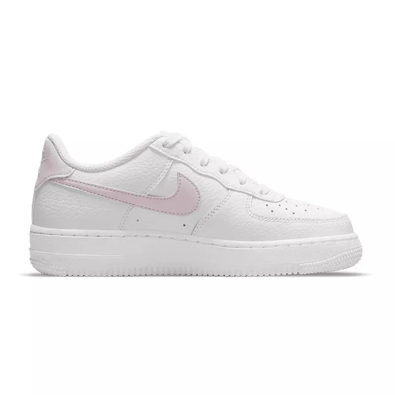 Baskets Nike Air Force 1 Junior - Blanc Et Rose - Femme