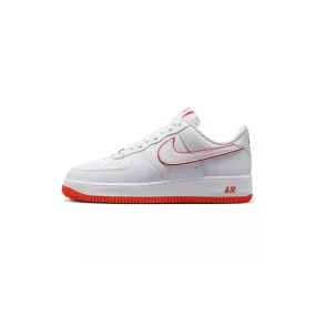 Baskets Nike Air Force 1 Lo - Blanc Et Rouge - Homme