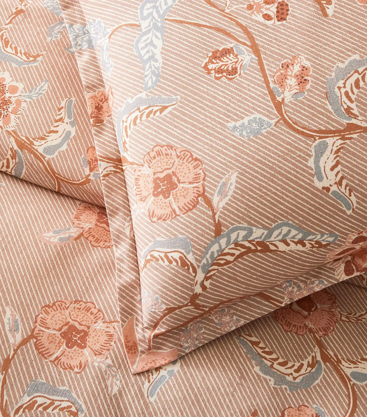 Batik Floral Duvet Cover & Shams Petal