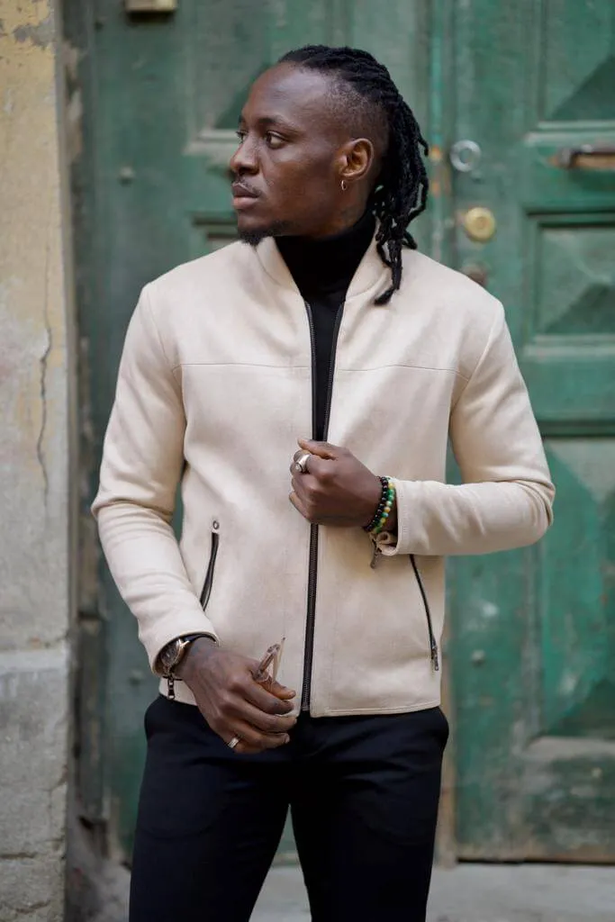 Beige Nubuck Jacket