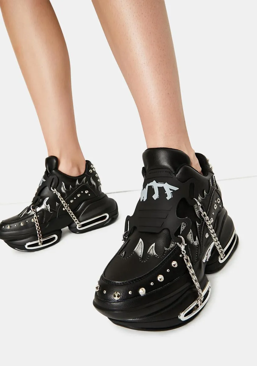 Big Rush Chain Platform Sneakers-