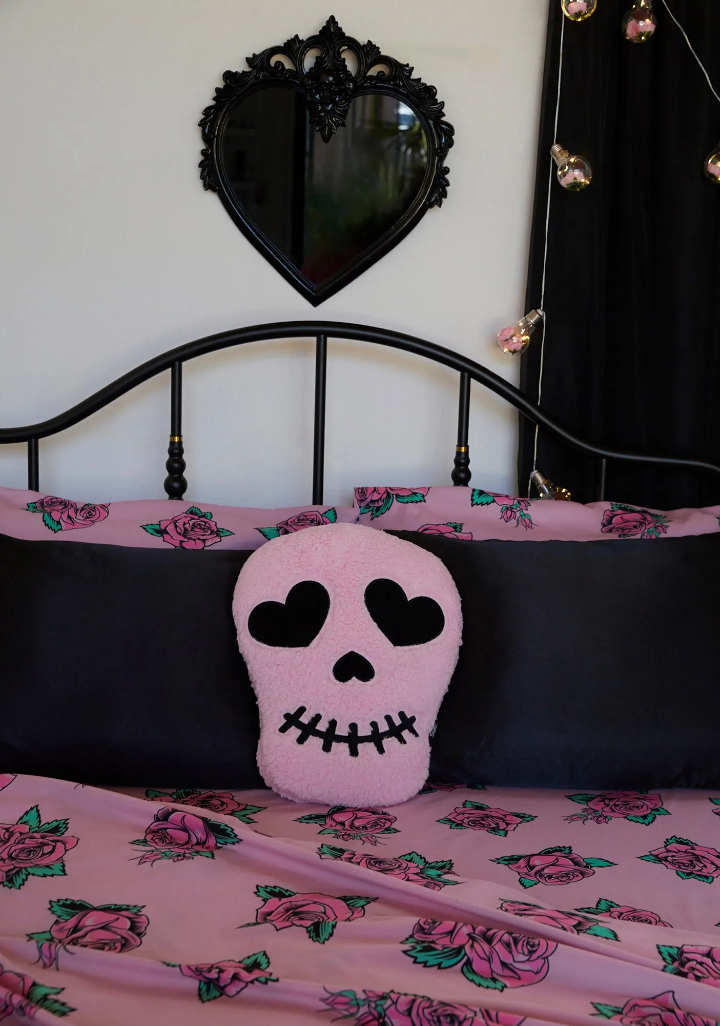 Big Smiles Skull Pillow-