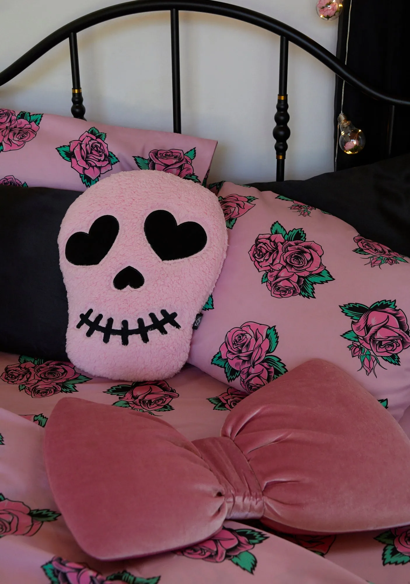 Big Smiles Skull Pillow-