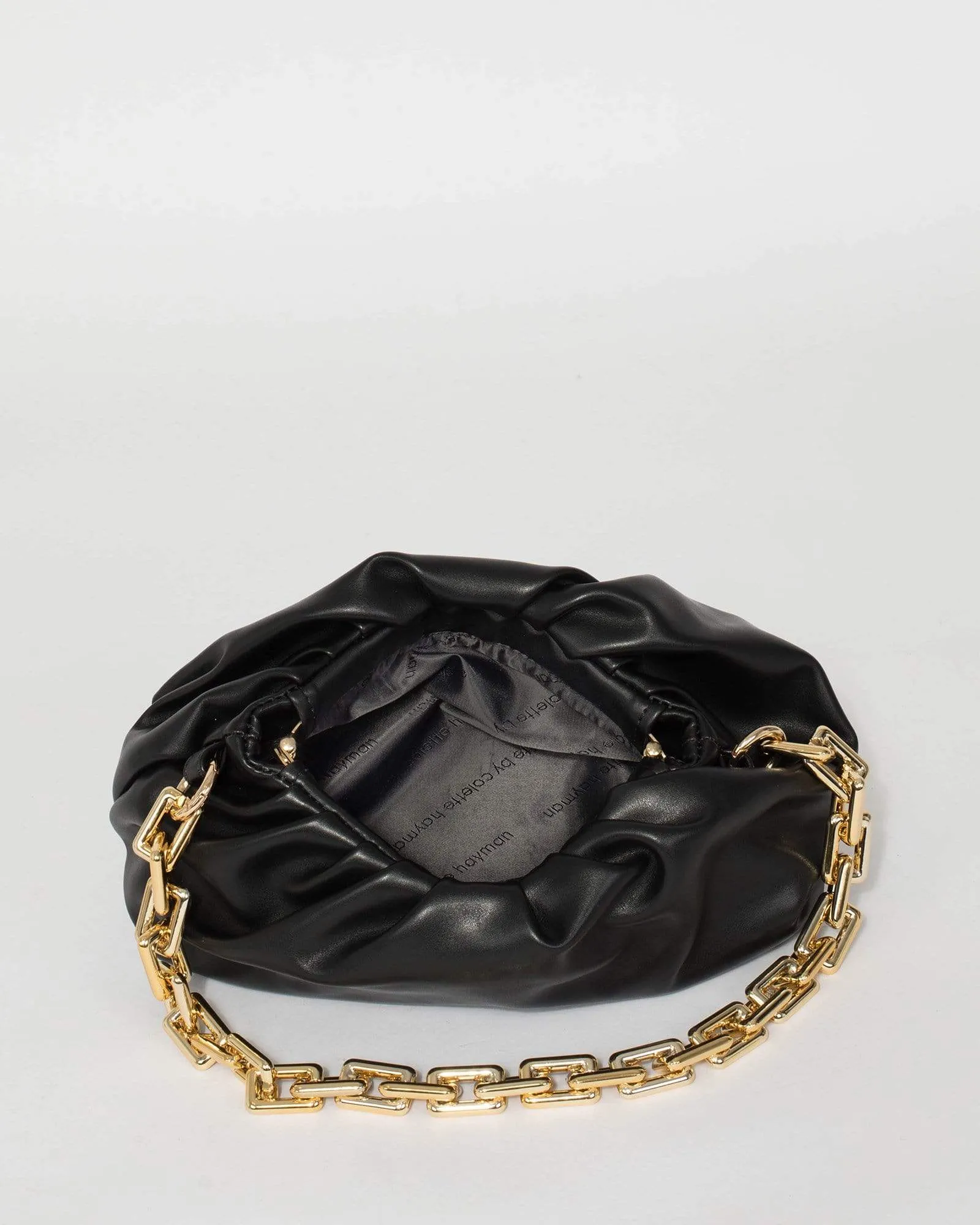 Black Claire Chain Shoulder Bag