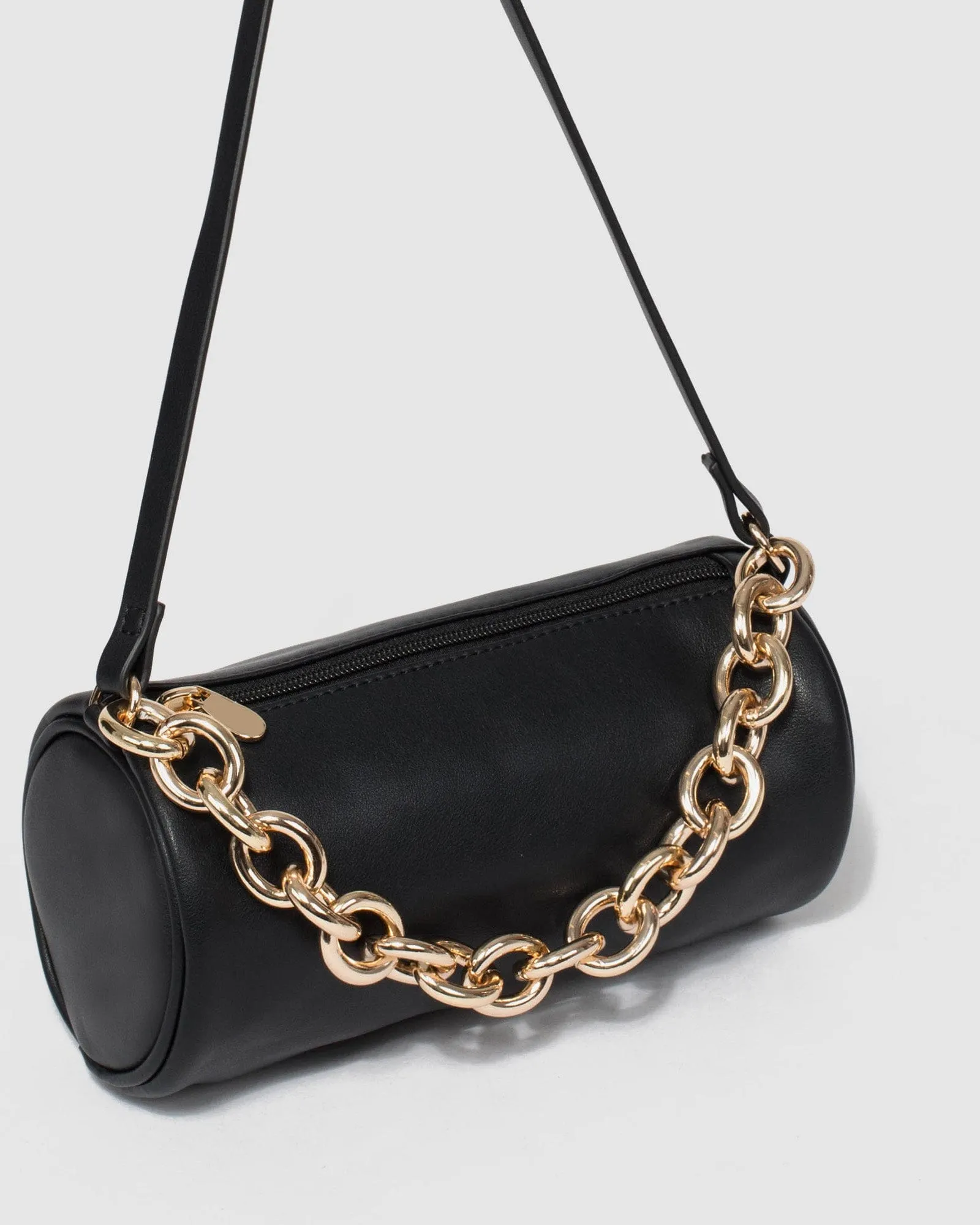 Black Jessica Shoulder Bag