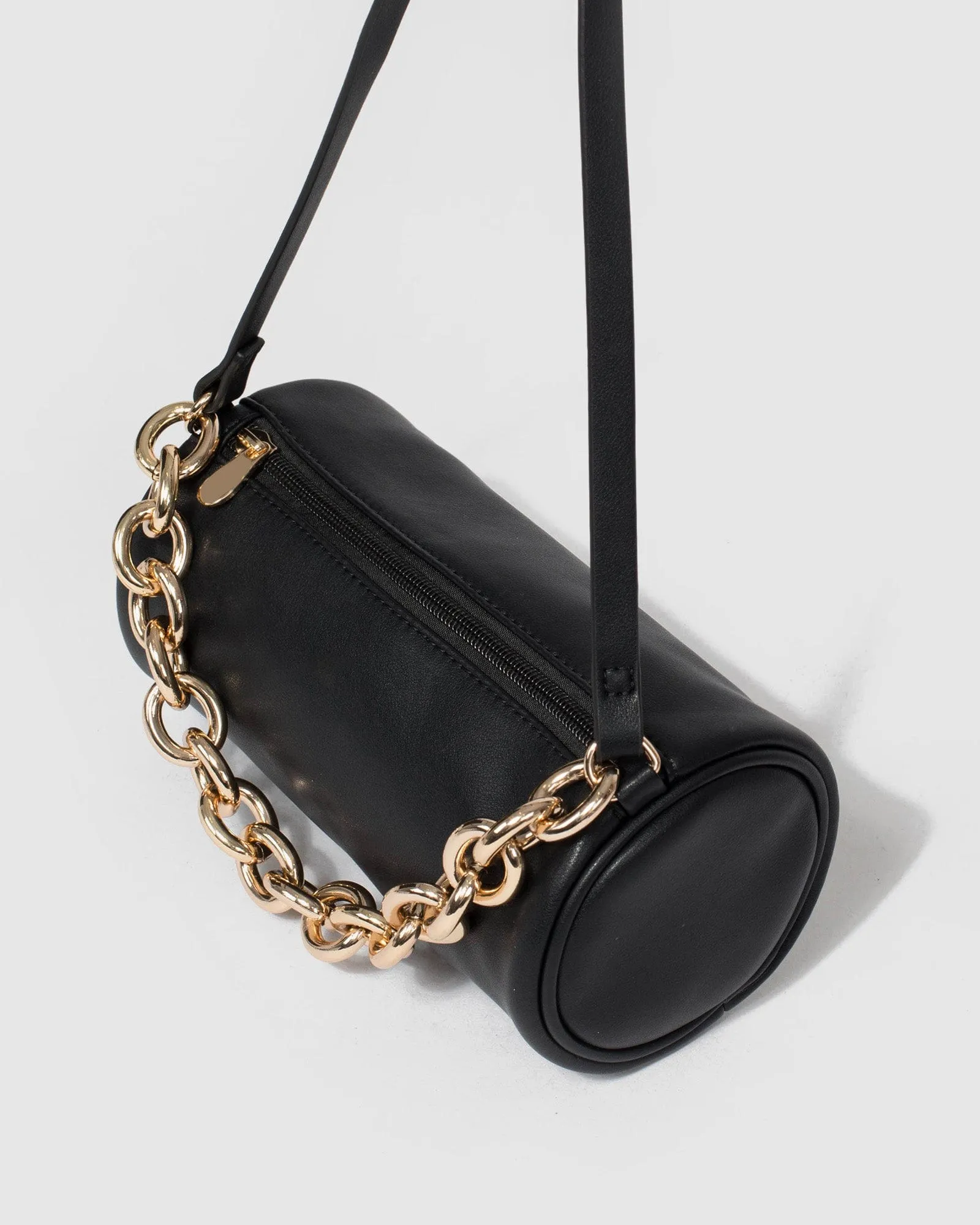 Black Jessica Shoulder Bag