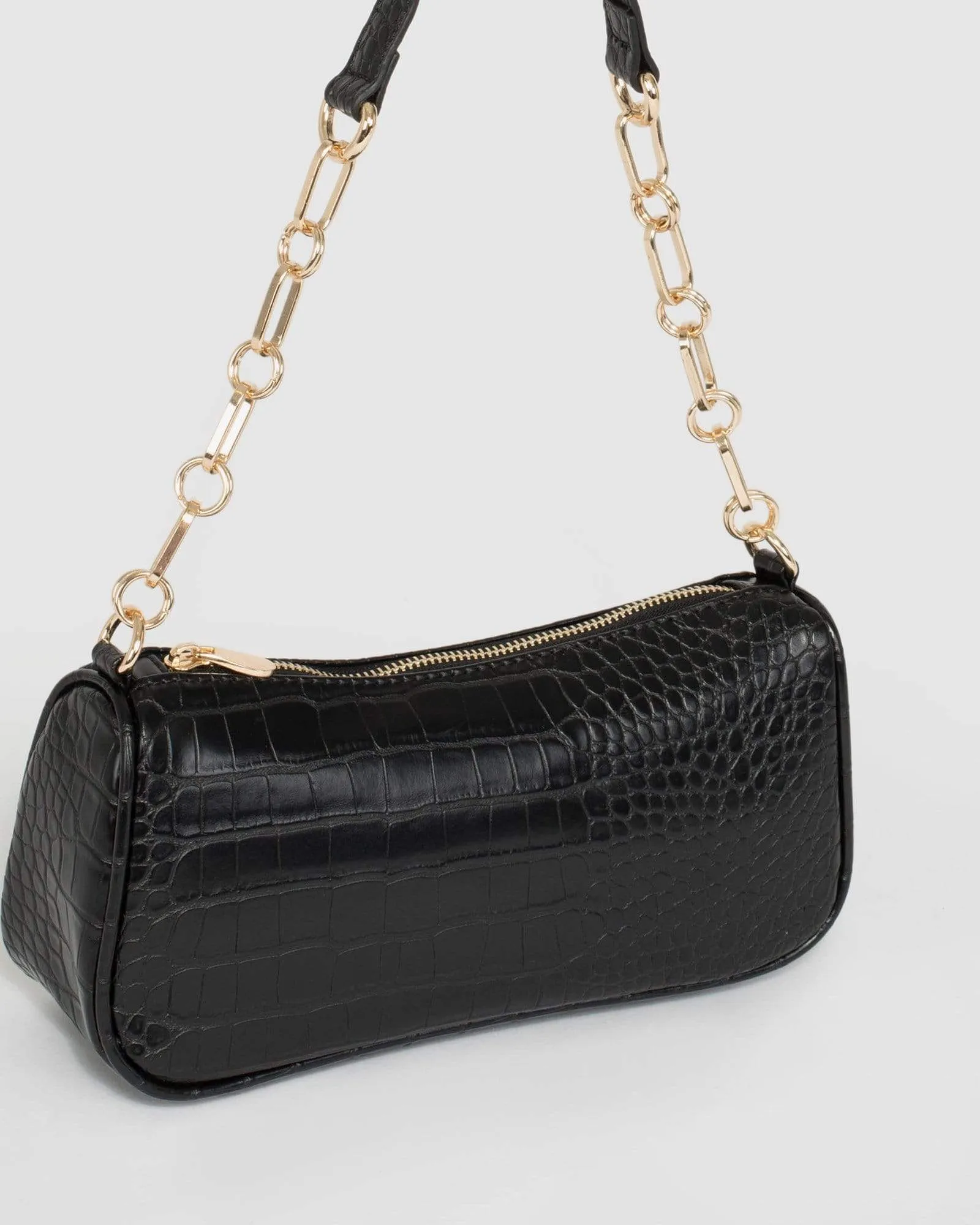 Black Milena Basic Shoulder Bag