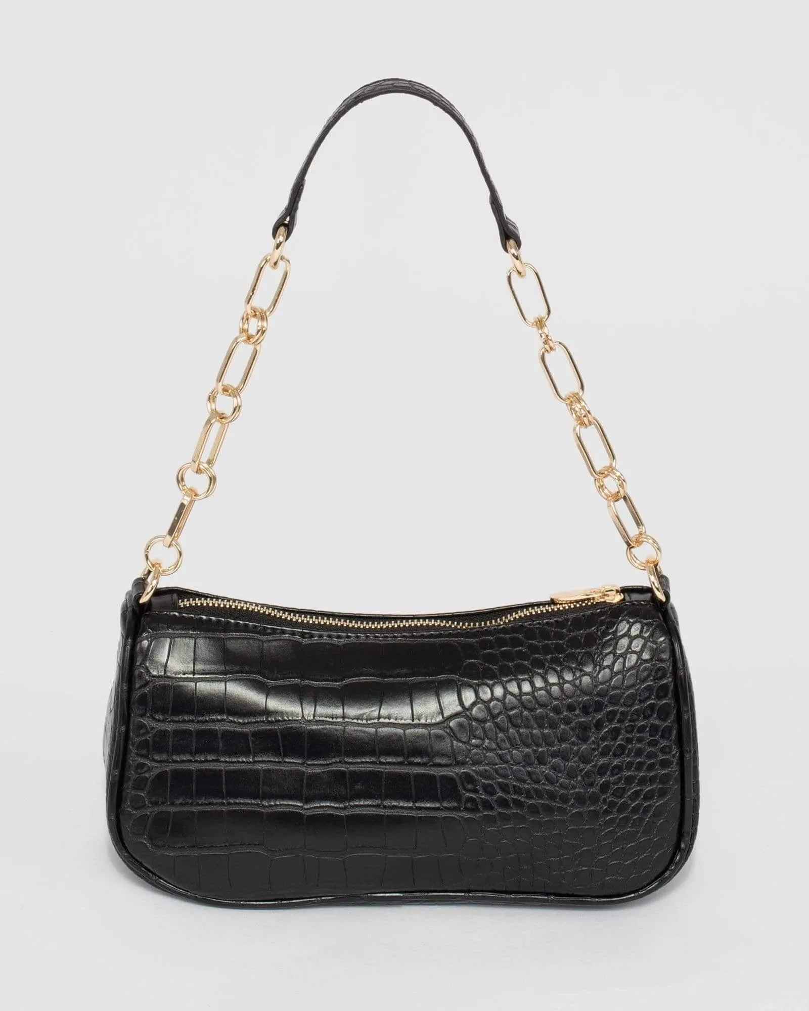 Black Milena Basic Shoulder Bag