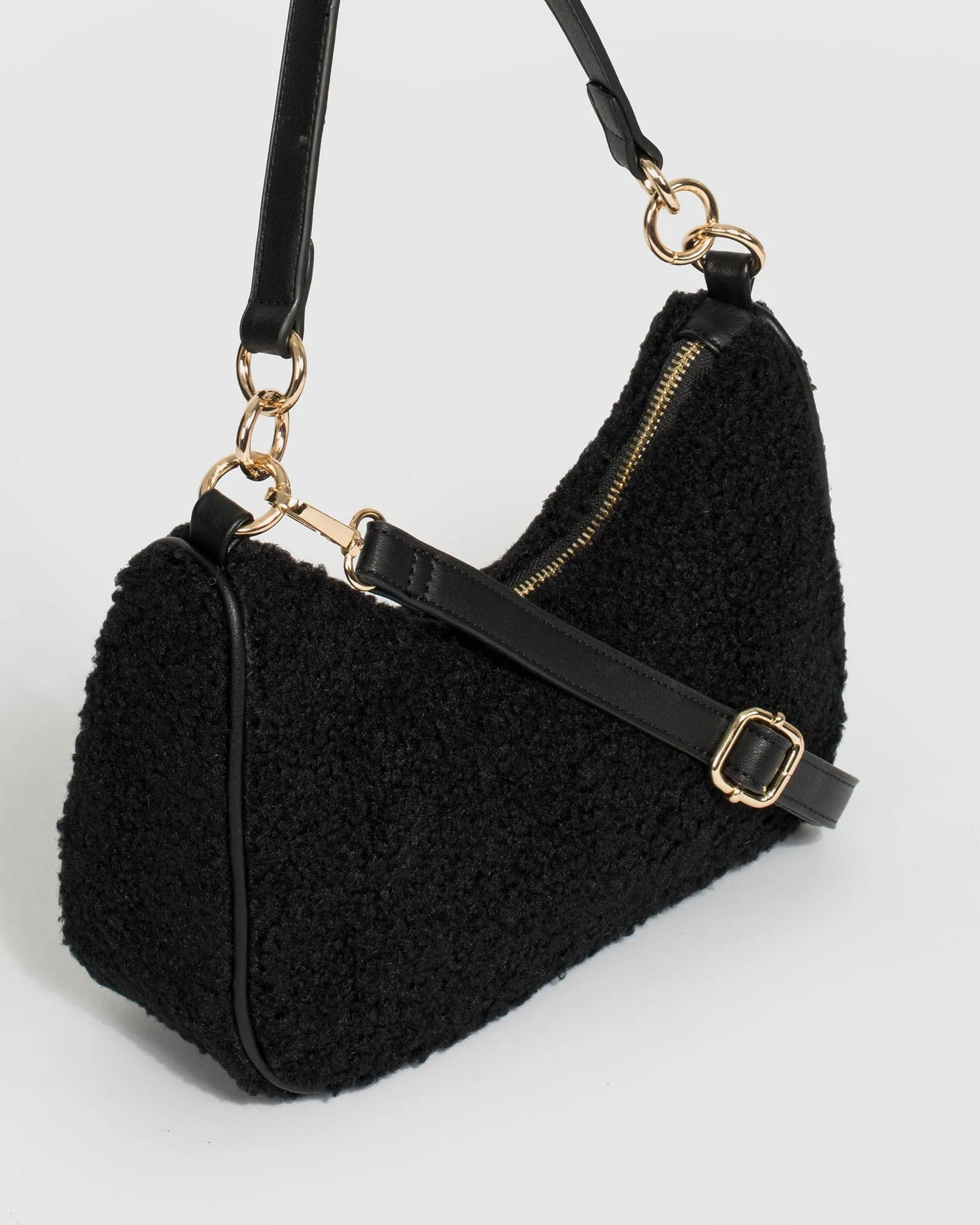 Black Zeeva Slouch Shoulder Bag