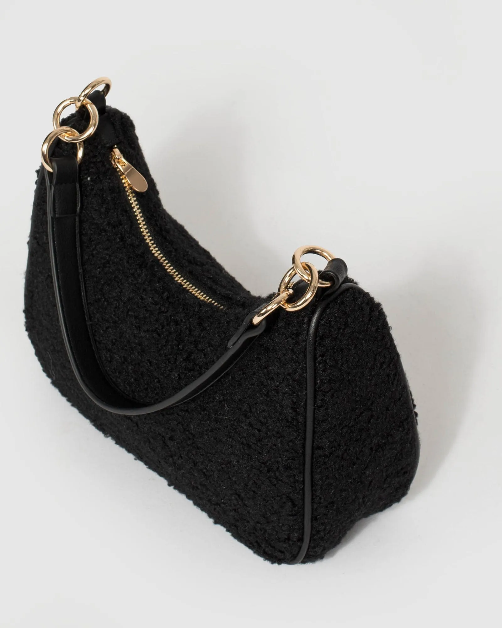 Black Zeeva Slouch Shoulder Bag