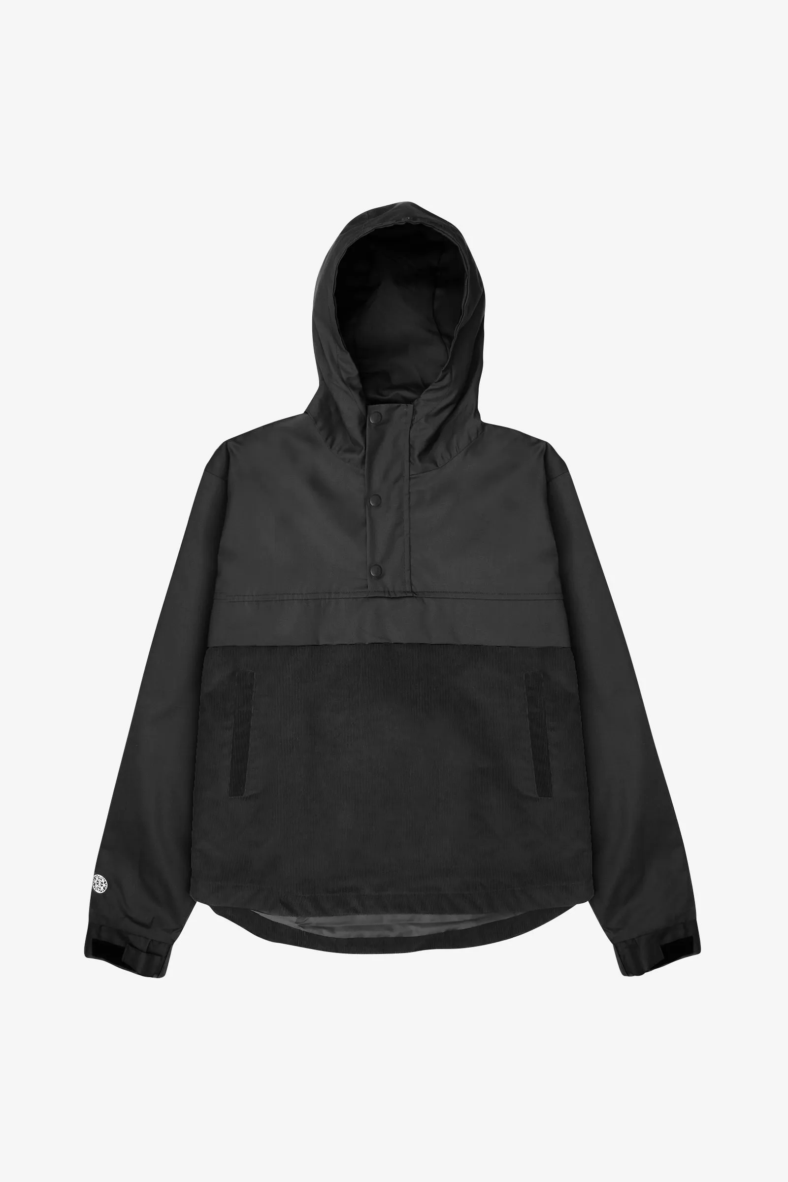 Blacksmith - Two Tone Corduroy/Canvas Pullover - Black