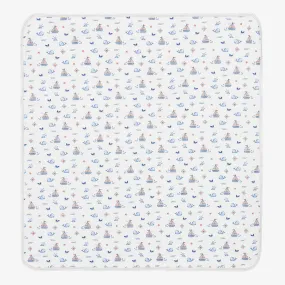 Boys Sail N Whale Pima Cotton Blanket (72cm)