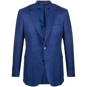 CANALI COBALT BLUE LIGHT WEIGHT BLEND SMART JACKET | Menswear Online