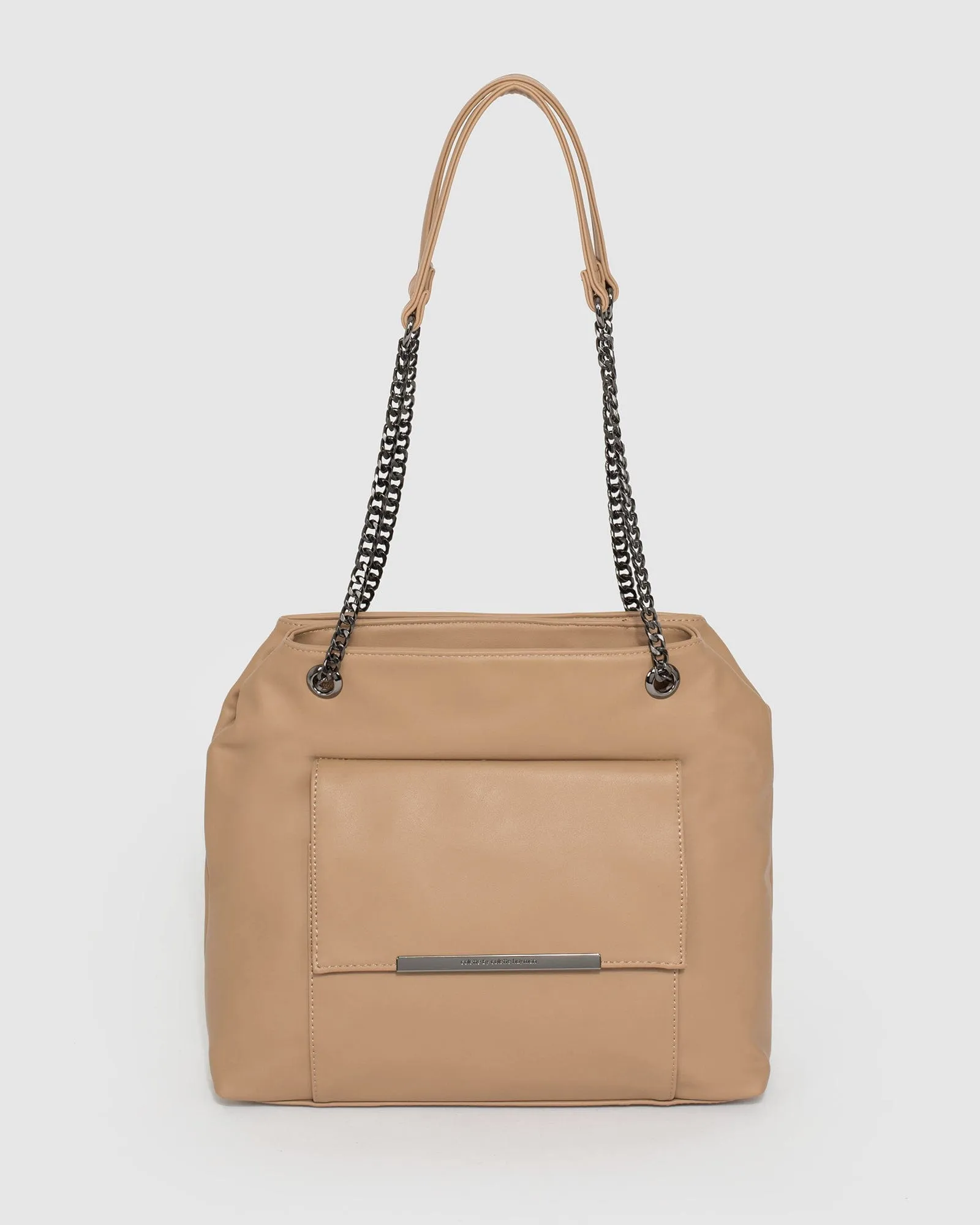 Caramel Eliza Pocket Shoulder Bag