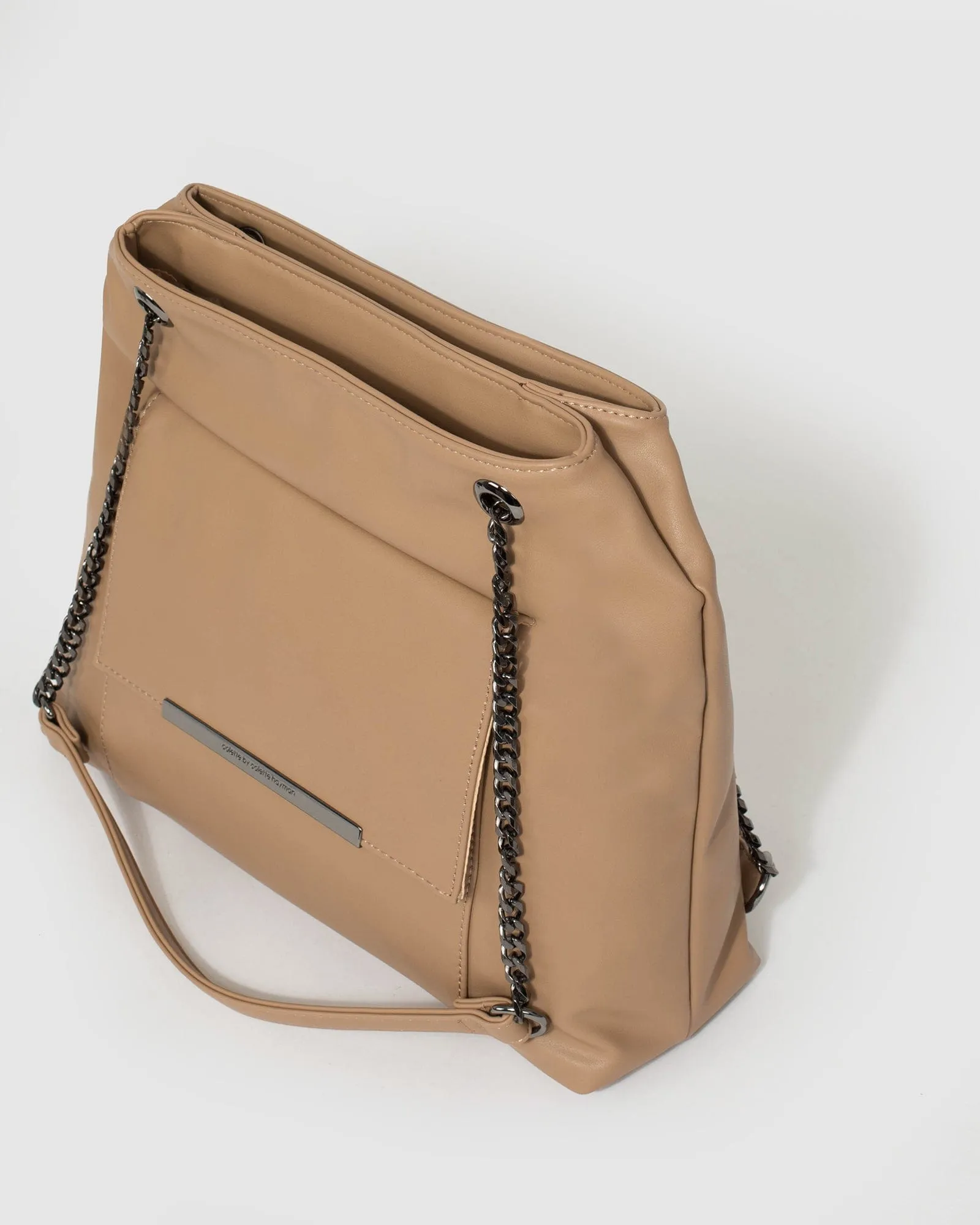 Caramel Eliza Pocket Shoulder Bag