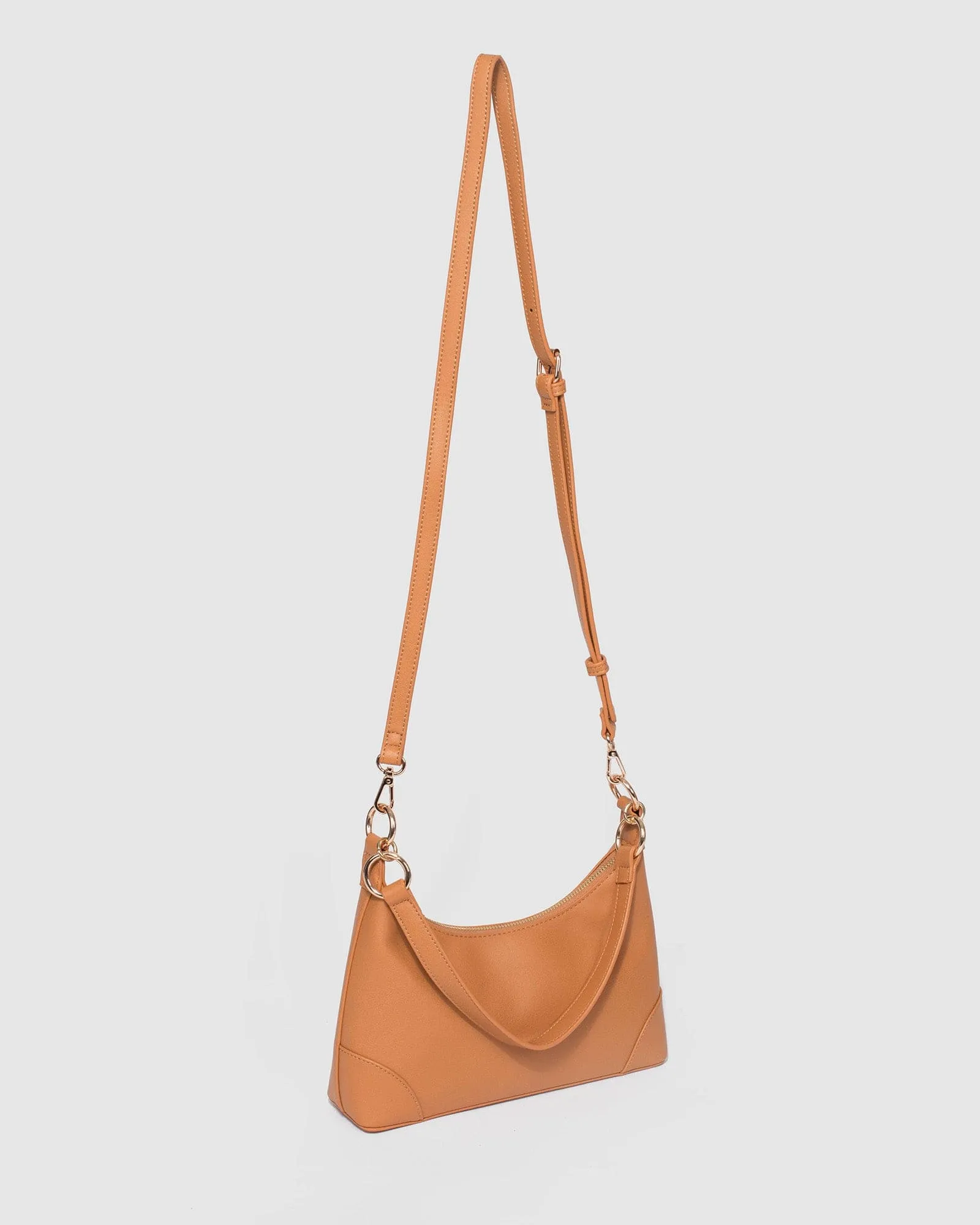 Caramel Michayla Baguette Shoulder Bag