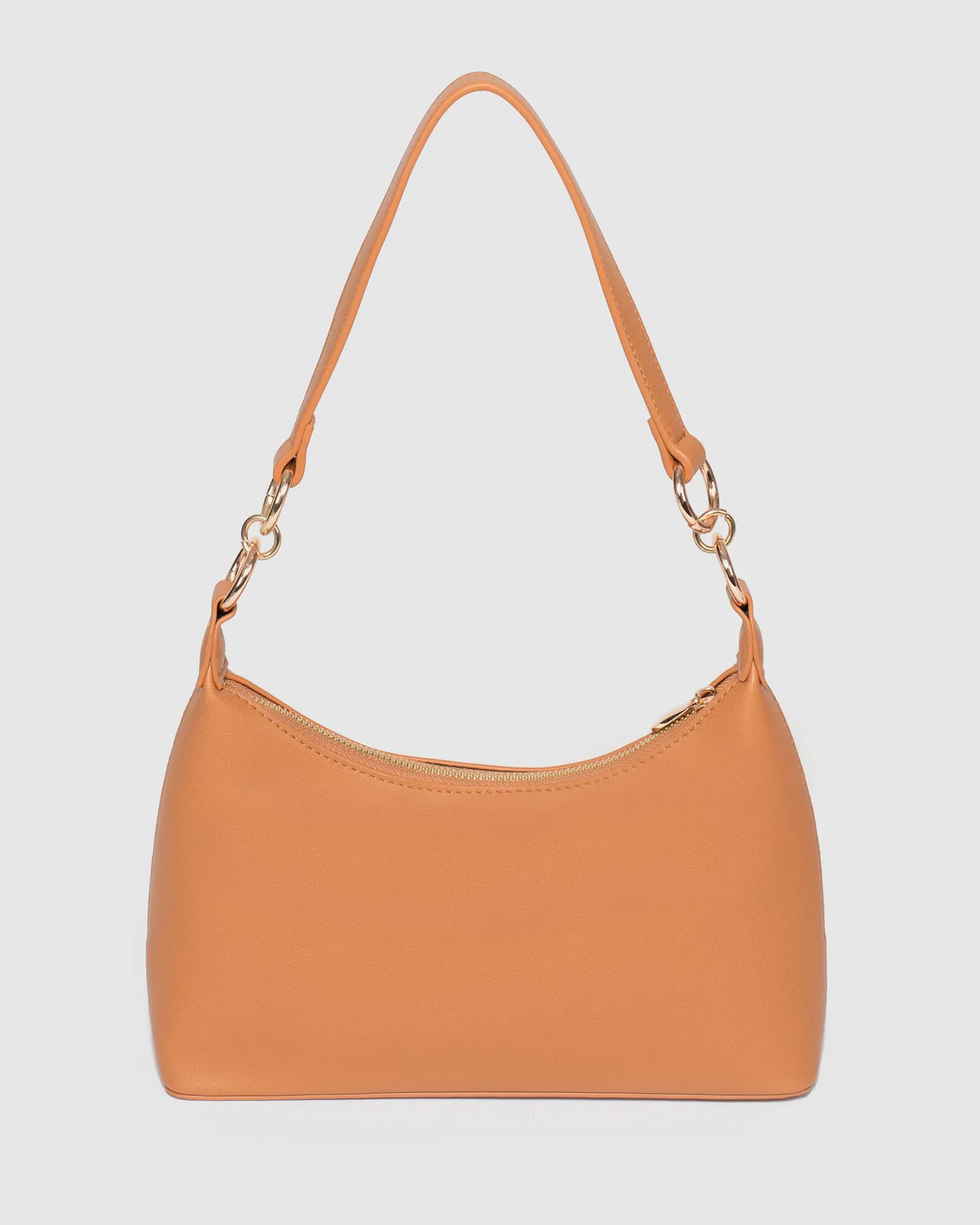 Caramel Michayla Baguette Shoulder Bag