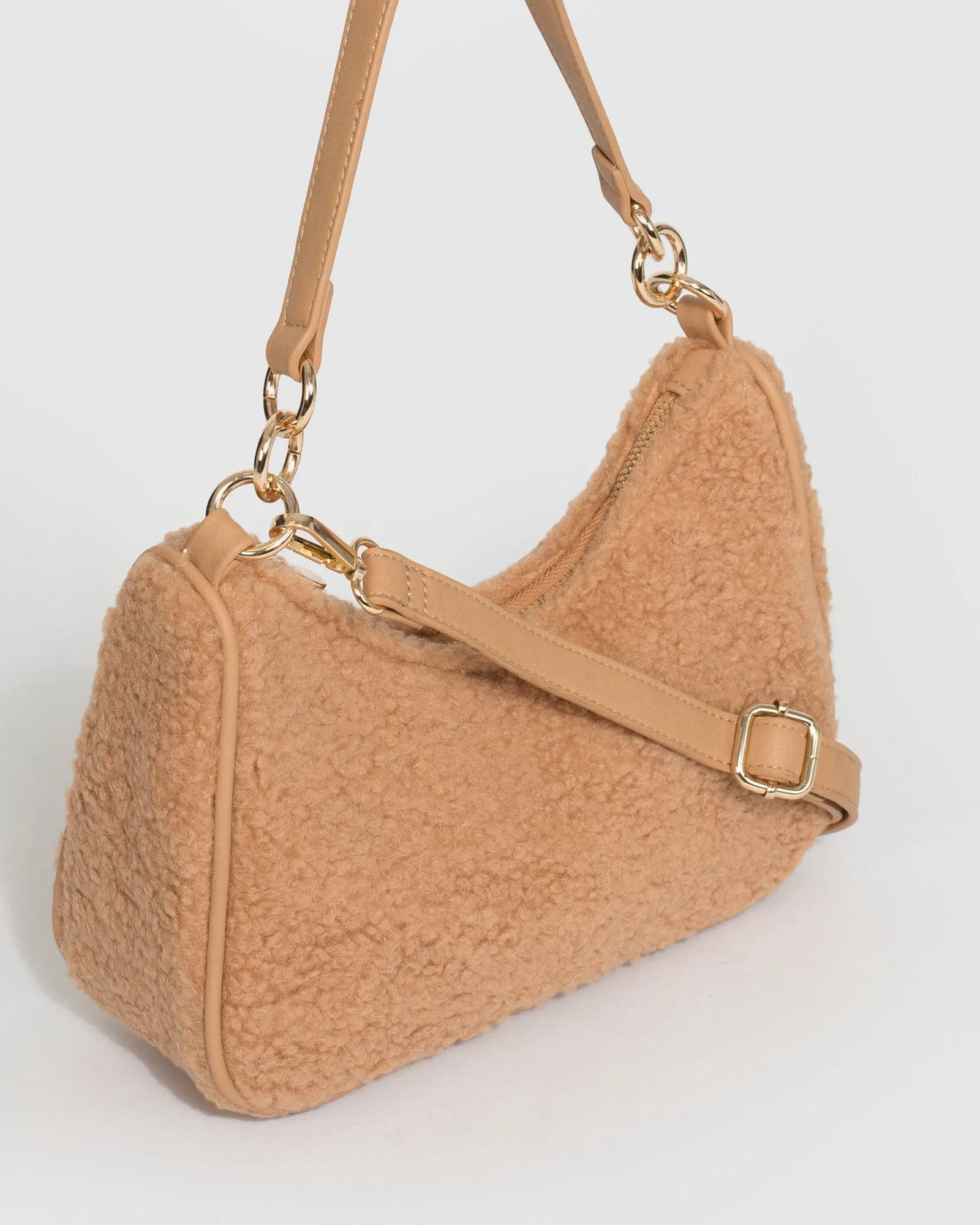 Caramel Zeeva Slouch Shoulder Bag