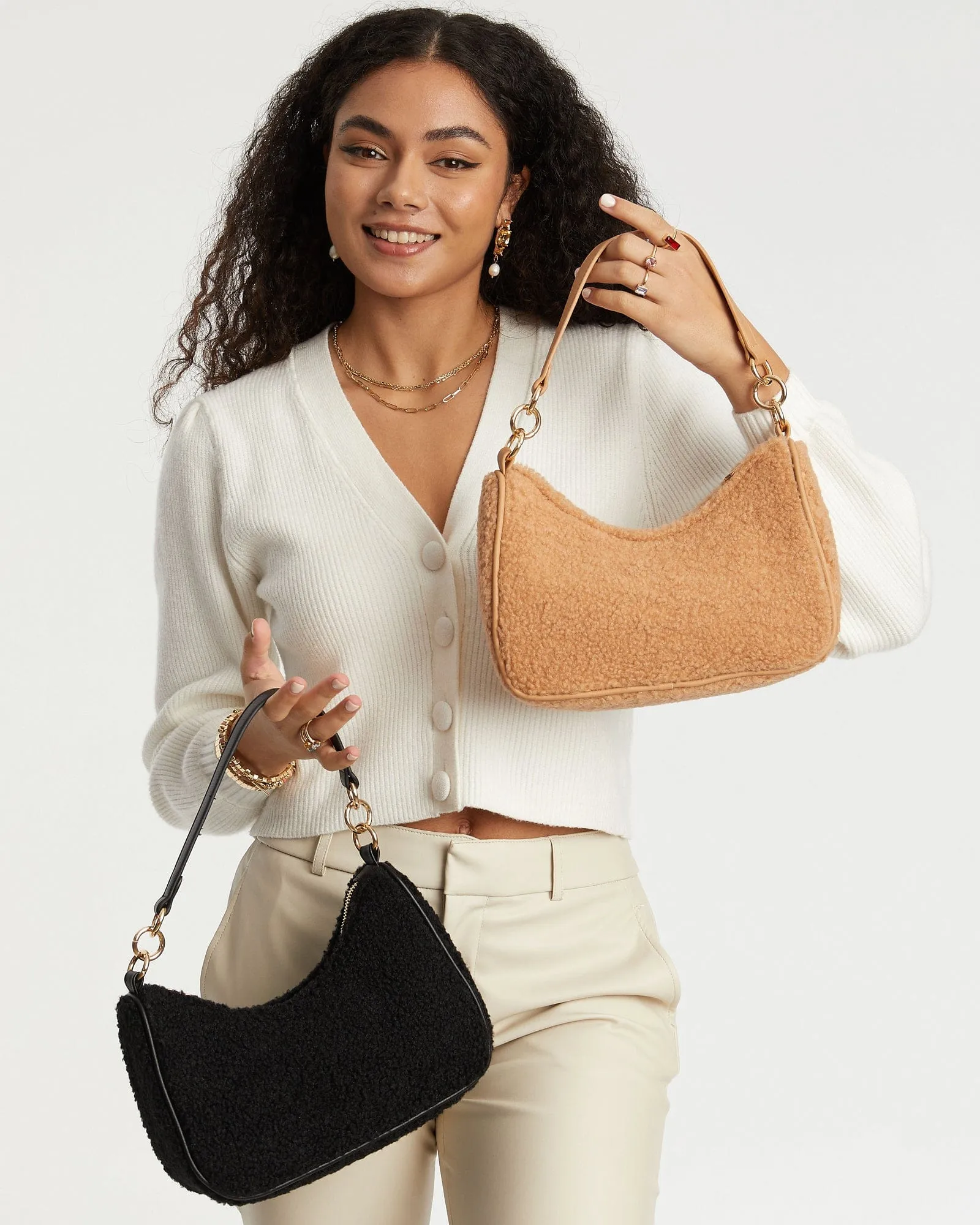 Caramel Zeeva Slouch Shoulder Bag