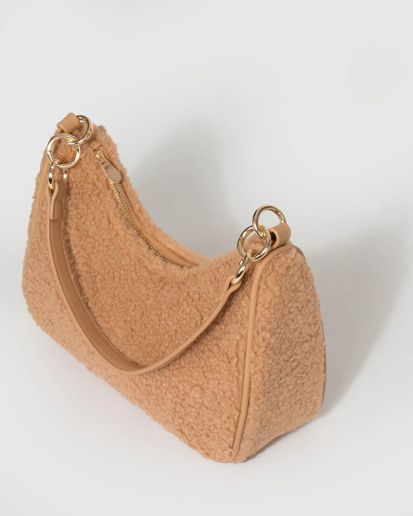 Caramel Zeeva Slouch Shoulder Bag