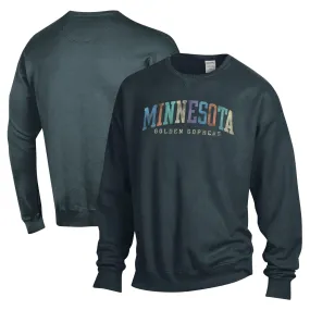 ComfortWash Minnesota Golden Gophers Unisex Gray Oversized Pullover Sweatshirt