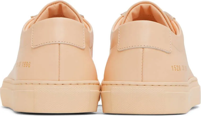 Common Projects Beige Original Achilles Low Sneakers