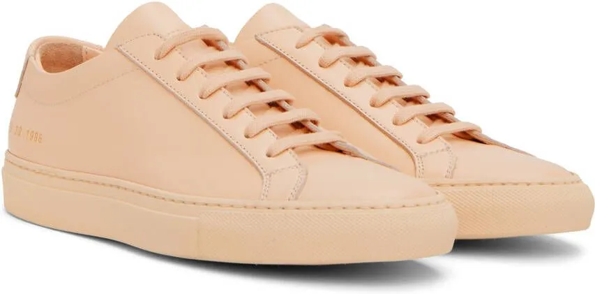 Common Projects Beige Original Achilles Low Sneakers