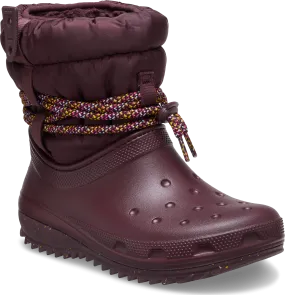 Crocs Women's Classic Neo Puff Luxe Boot Dark Cherry | Buy Crocs Women's Classic Neo Puff Luxe Boot Dark Cherry here |