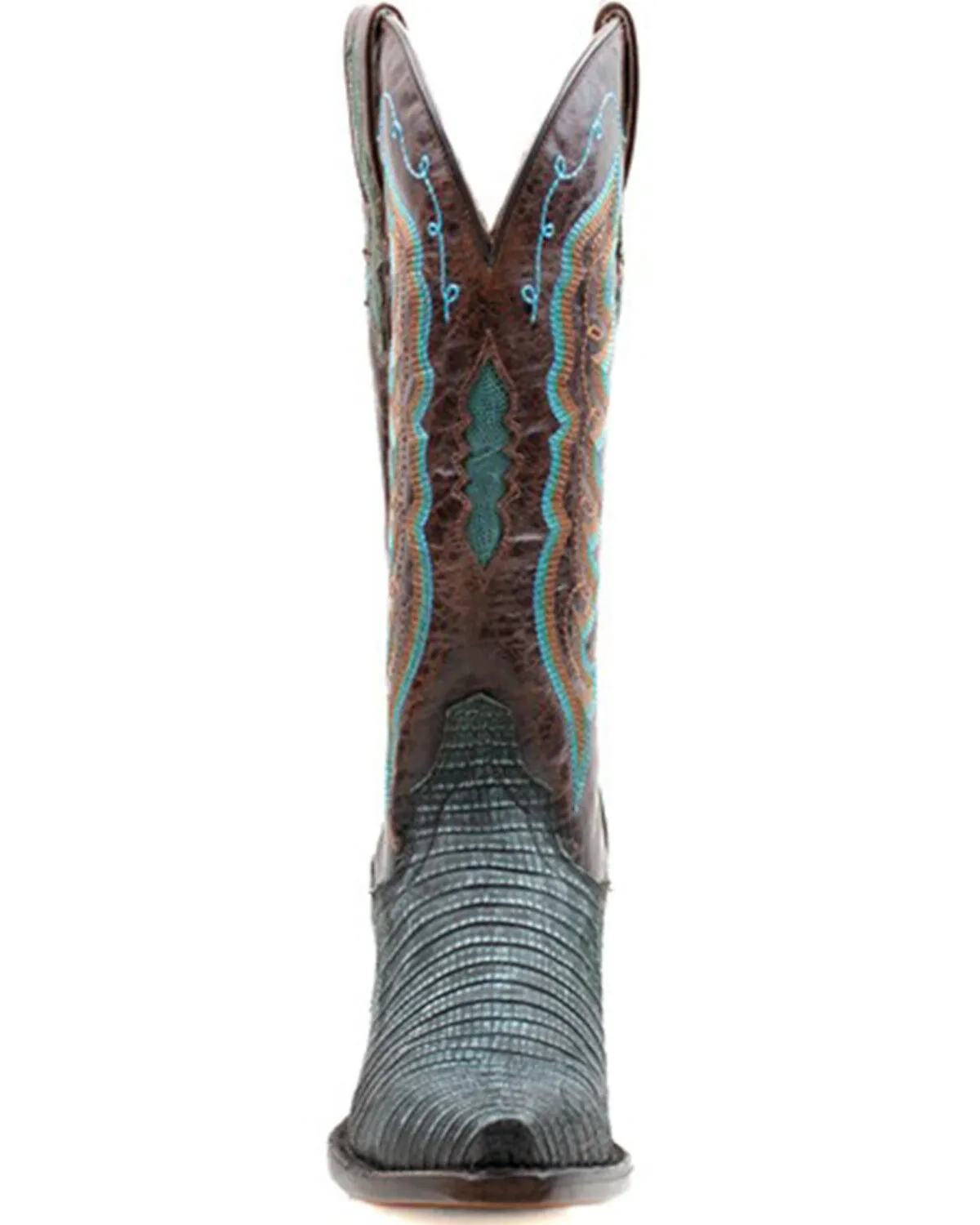 Dan Post Women's Rustic Exotic Lizard Western Boot - Snip Toe