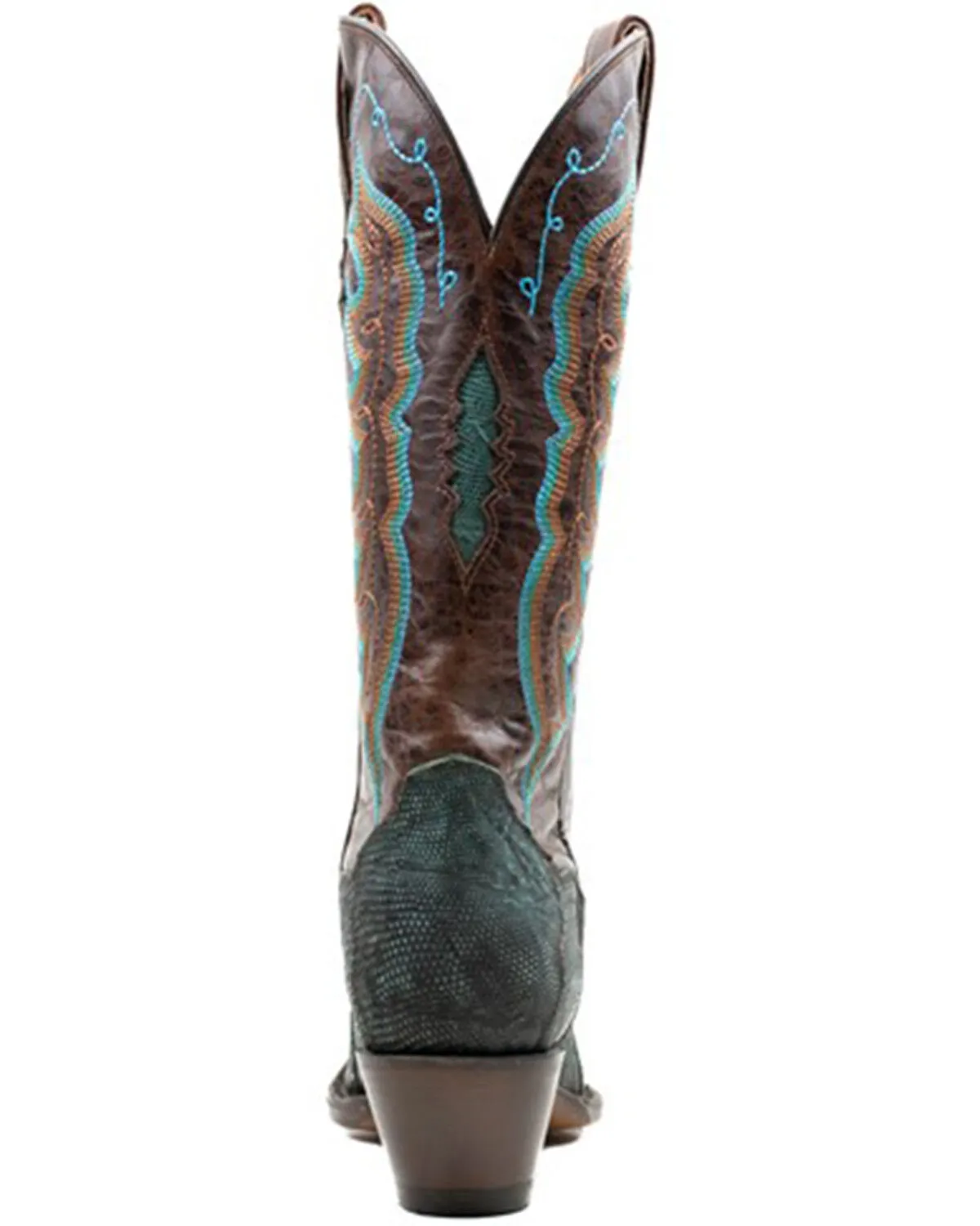 Dan Post Women's Rustic Exotic Lizard Western Boot - Snip Toe