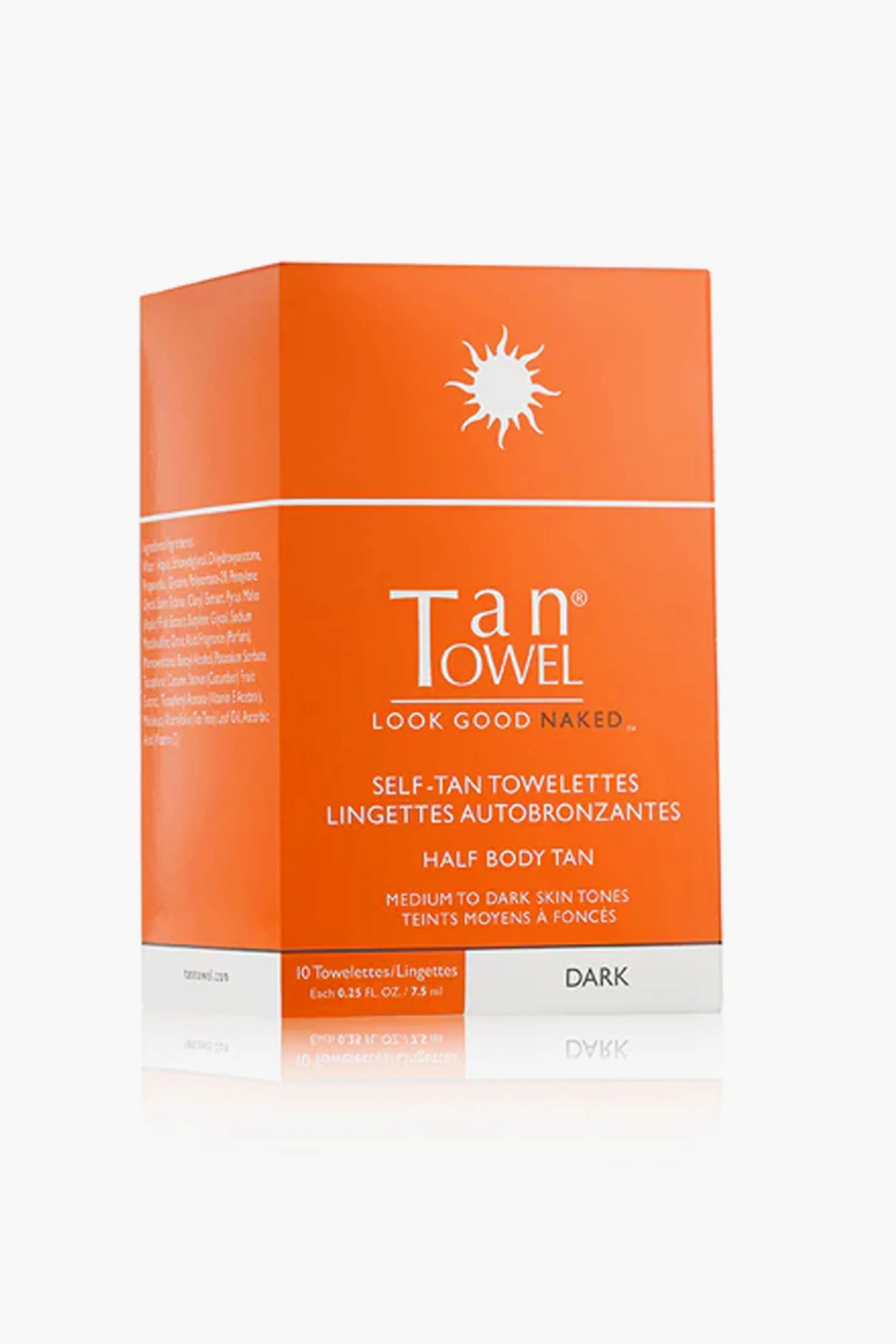 Dark Half Body Tan Towels 10 Pack