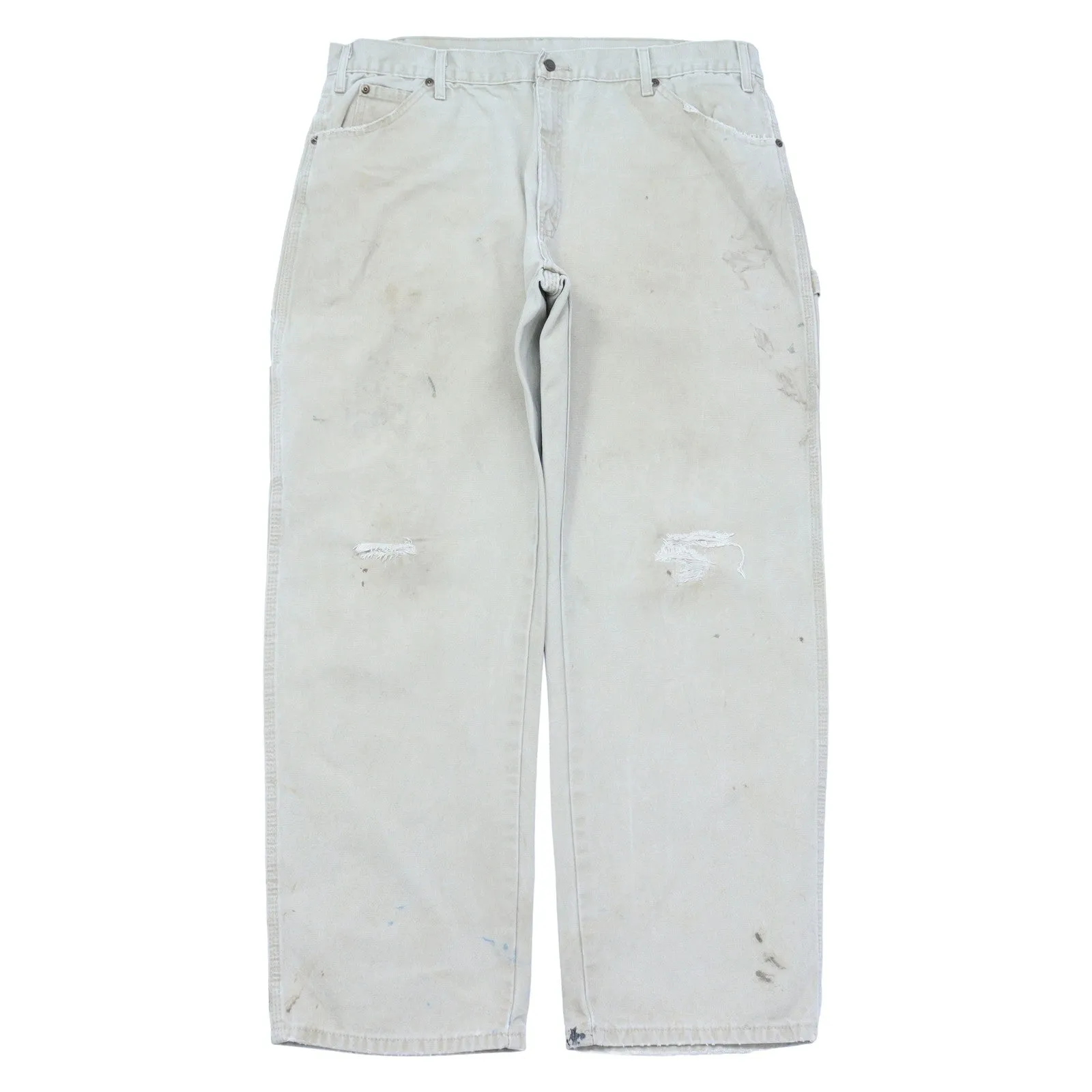 Dickies Off White Work Trousers