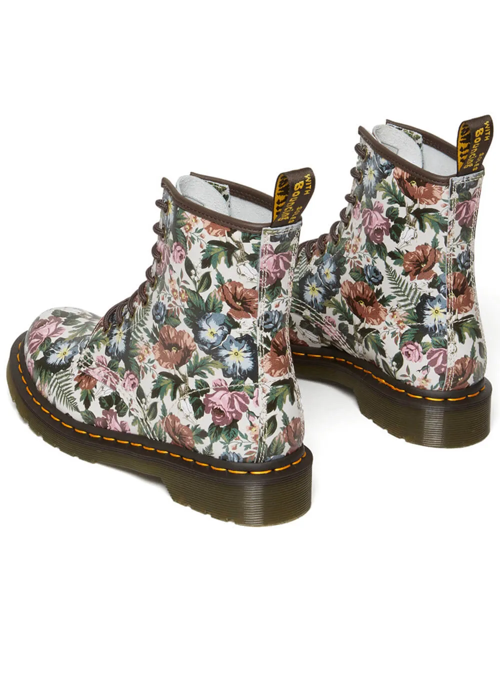 Dr. Martens 1460 W Floral Leather Boots Multi